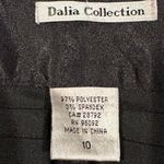 Dalia Collection Beautiful Elegant Black Ruffled midi Skirt Zip On Side … Photo 8