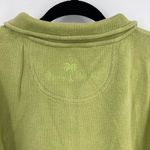 Tommy Bahama Unisex Quarter Zip Mock Neck Long Sleeve Sweater Green Size Large Photo 5
