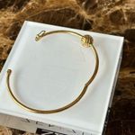 Kate Spade Gold Tone Knot Bracelet With Magnetic Hook Closure Elegant Classy Photo 4