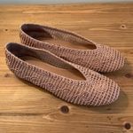 Bibi Lou Macramé Ballet Flats size 37 Tan Photo 1