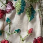 Carmen Marc Valvo  floral embroidered dress Photo 5