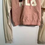 FILA Isha Crop Hoodie Jumper Training Top Misty Rose M Photo 4