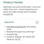 LL Bean Women's Premium Washable Linen Pull Photo 9