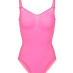 SKIMS SCULPTING BODYSUIT W SNAPS Neon Orchid  S/M New without box Photo 3