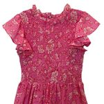 J.Marie The Rosie Ruched Smocked Mini Dress Pink Size XS Photo 3