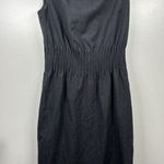 Calvin Klein  Cap Sleeve Collared Button Front Gray‎ Woven Dress Size 2 Photo 0
