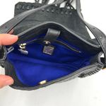 Brian Atwood Acolby Crossbody Large Bubble Grain Leather Fringe Photo 3