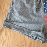 Womens Patriotic Elastic Waist Casual Shorts Sm/M Gray Size undefined Photo 3