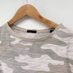 ATM Camo Print Slub Jersey Layered Long Sleeve T Shirt Medium Cockatoo Camo Gray Photo 4