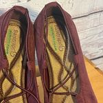 Baretraps  Suede (faux) Ballet Flats w Memory Foam Burgundy-6M Photo 1