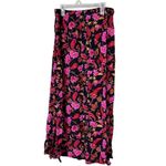 Vintage‎ Uniform John Paul Richard Flower Print Maxi Skirt Size Large Pink Photo 7