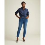 Universal Standard NWT Mid Rise Skinny Jeans Stretch Denim Medium Wash size 8 Photo 1