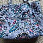 Vera Bradley Tote Bag Blue Makani Paisley pattern Shoulder Bag Photo 1