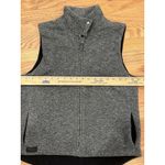 Lauren Ralph Lauren Women Vest Size Medium Patch Gray Grey Zip Front Collar Photo 4