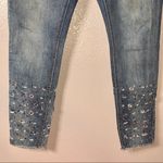 Indigo Rein  Rhinestone Embellished ankle Jeans Photo 2