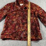 Christopher & Banks  Jacket Women Medium Floral Print Boho Colorful Peasant‎ Photo 3