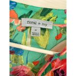 Floral &‎ Ivy Floral Print Ruffle Sleeve Blouse Top Photo 2