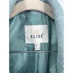 Elise Wool Blend Pea Coat Women Large Mint Double Breasted Modern Normcore Green Photo 2