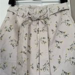 Topshop MOTO denim floral skirt front tie knot Photo 4