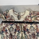 Umgee Womens Tunic Dress M Floral Bell Sleeve Crochet Oversized Bohemian Cottage Photo 8