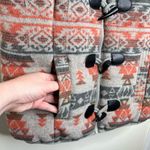 Ruff Hewn  Southwest Aztec Vest Toggle Buttons and Zipper Closure Puffy Medium Photo 2