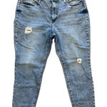 Old Navy  OG Straight High Rise Ripped Ankle Jeans Women's Size 18 Photo 0