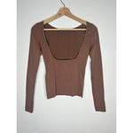 Free People Intimately Low Back Seamless Long Sleeve Top M/L NWT Photo 1