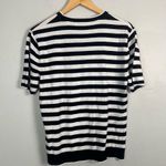 New La Ligne Black and white striped sweater short sleeve shirt cotton size XL Photo 6