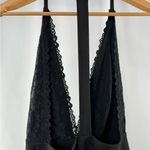 Lulus T Back Lace Deep V Mini Dress‎ in Black Size Small Photo 6