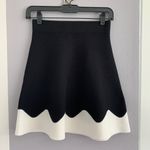 ZARA Two-Tone Knit Mini A-Line Skirt Photo 1