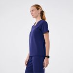 FIGS NWT Women’s Catarina One-Pocket Scrub Top Sapphire Photo 2