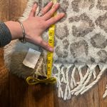 New Directions Scarf Leopard Blanket Boucle Soft Warm Cozy 21x72" Brown Photo 3