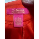 Catherines Catherine  Orange Blaze Mock Wrap Skirt Sz 8 NWT Photo 2
