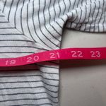 Vince  Striped White Crop T-shirt XL Extra Large‎ Soft Cotton Blend Casual Photo 6