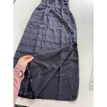 Theory Dress Womens 00 Blue Bramnen Stripe Slit Side Strapless Maxi Cotton Photo 6