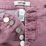 Refuge Burgundy Jean Shorts Photo 1