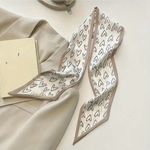 4 Piece Satin Style‎ Khaki Tan Floral Selection Twillies Photo 3