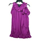 St. John ‎ Couture silk ruffle blouse tank top L Photo 1