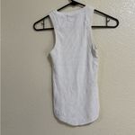 ZARA  Off-White Ribbed Tank Top Photo 2