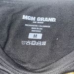 MGM Grand Quilted Long Sleeve Shirt Black Size M Photo 6
