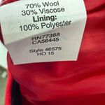 J.Crew  the pencil skirt red wool viscose 8 holiday office party business mini Photo 5