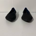 Rothy's black pointy toe flat shoe women size 9.5 Photo 3