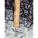 Hudson Gray Black Floral Dress Size Medium‎ Tiered Flowy Prairie Photo 3