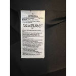 Banana Republic  Black Wool Sheath Dress Size 4 Ruffled Sleeveless Midi Lined Photo 7