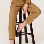 Thakoon Cargo Straight Leg Trouser Pants Utility Twill Camel Tan NWT Size 4 Photo 0