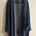 Lucky Brand Navy  Light Knit Coat Photo 0
