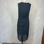 Liviana Conti Black‎ Circle Cutout Sleeveless Tank Dress Size 40 / US 6 Black Photo 7