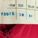 Hot Pink Gold Polka Dot Halter Gown 16 Beaded Corset Back Prom Pageant Princess Photo 12