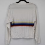 Brandy Melville John Galt Striped Long Sleeve Crew Neck Tee Cotton Size Small Photo 2