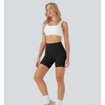 Halara NWT ultra sculpt butt lifting scrunch shorts. Stretch athletic size L Photo 5